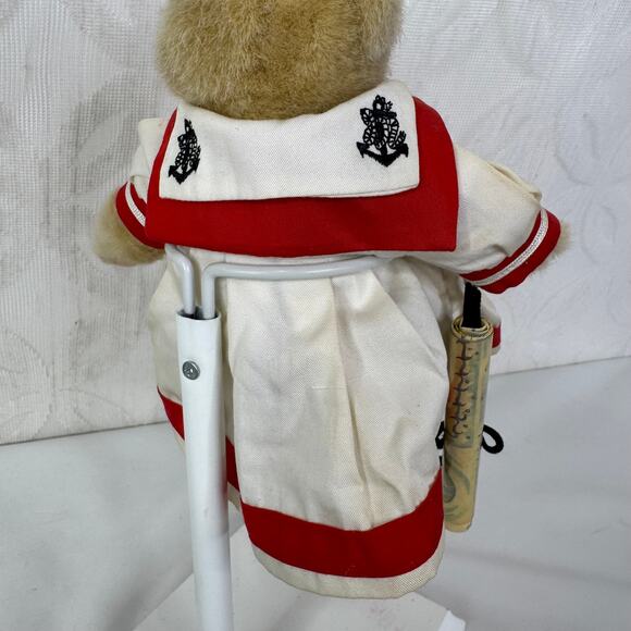 VTG Muffy VanderBear All Paws On Deck Nautical with Map Plush - Picture 3 of 7